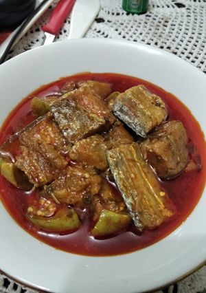 মাখানো শুটকি -বেগুন তরকারি রেসিপির প্রধান ছবি