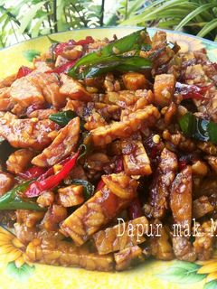 Foto resep Orek tempe pedas manis