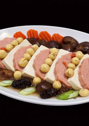Hình của món SP.0438 - Tàu Hủ La Hán Hạt Sen.