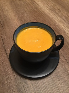 Una foto de Crema de zanahoria nada light