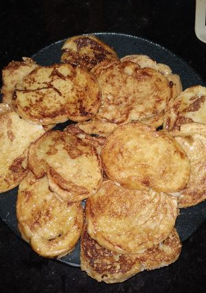 Una foto de Torrejas de pan dulces con truco extra 👀