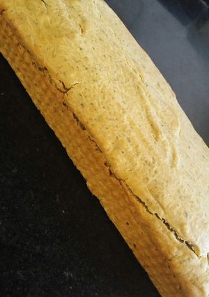 Una foto de Pan de harina paraguaya, soja y garbanzos.Vegano, rápida y fácil