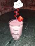 ميلك شيك شوكولاته بالموز والفراولة 🍫🍌🍓