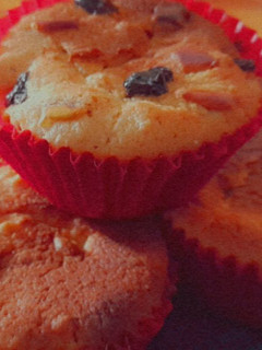 Una foto de Muffins de manzana y canela