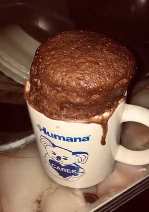 Una foto de Bizcochuelo en taza sin leche