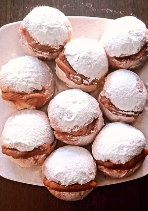 Una foto de Miguelitos de dulce de leche