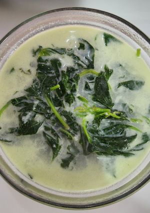 Foto resep Bobor bayam / bayam santan