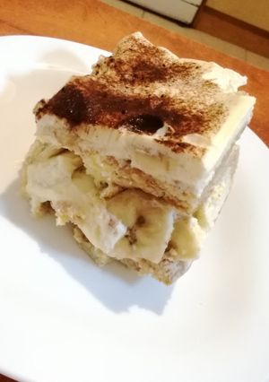 Gluténmentes banános tiramisu recept fotója
