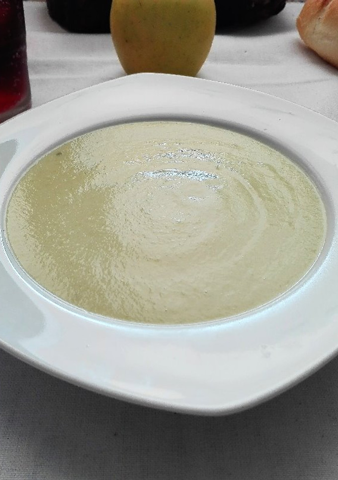 Una foto de Crema de cebolla
