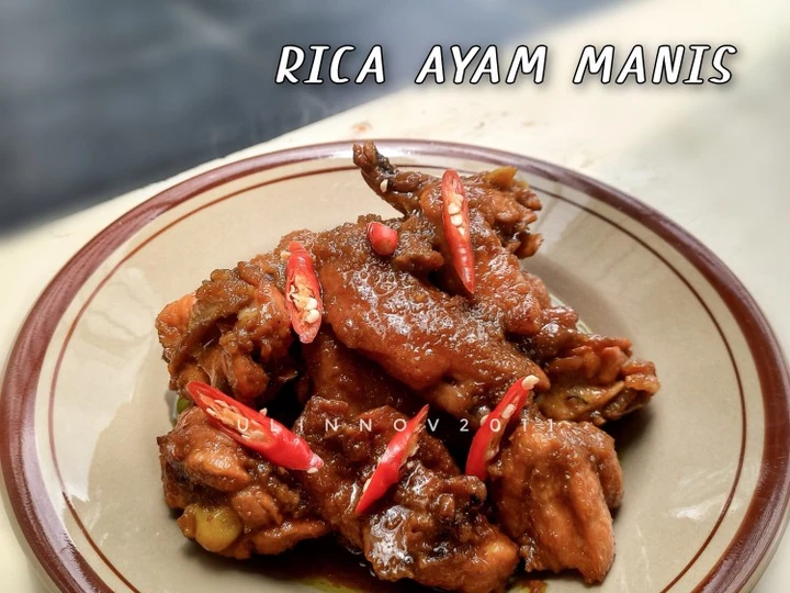 Langkah Gampang Membikin Resep Rica ayam manis yang Menggugah Selera Anti Ribet, Uenak Banget