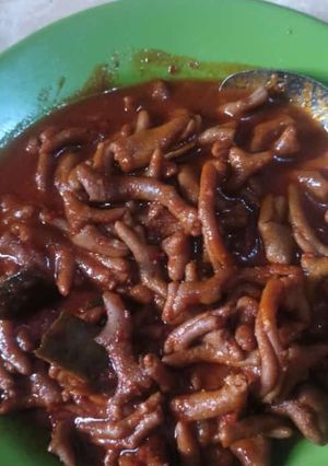 Foto resep Usus ayam pedas mantul