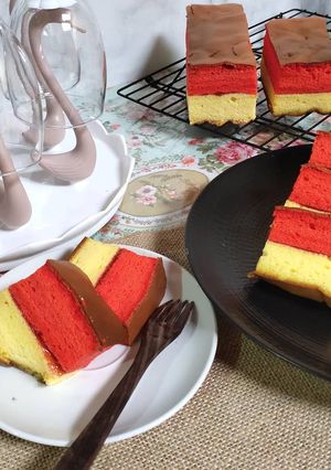 Foto resep Bolu Merah Putih