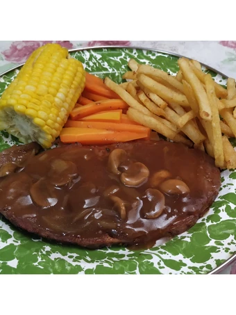 Langkah Mudah untuk Membuat Resep Rib eye steak yang Enak Banget Anti Ribet, Uenak Banget