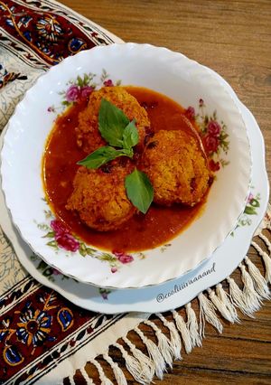 عکسی از دستور کوفته نخود کرمانشاه