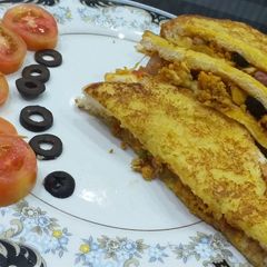 A picture of Chicken tikka sandwich.