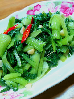 蒜末青江菜(快炒) 的食譜成品照片