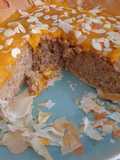 Bolo ou Tarte de Amêndoa com doce de ovos