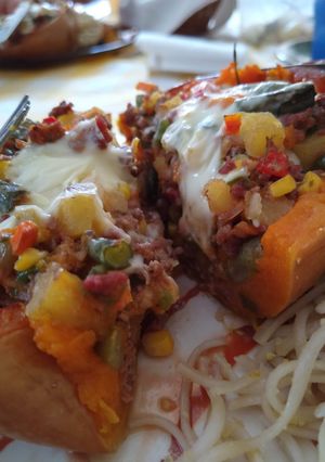 Una foto de Zapallo coreano (anquito) relleno