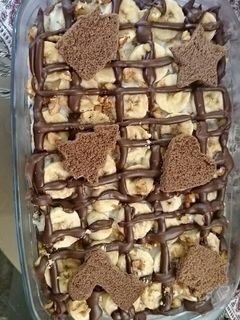 عکسی از دستور دسر کیک و موزی