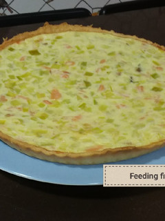 Foto principal de Quiche de puerros y salmón