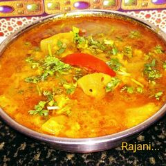 A picture of #Summer....pulses n Bottle guard curry.