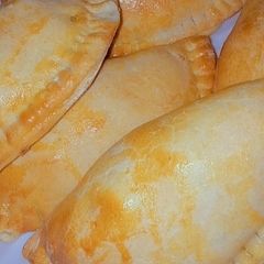 A picture of Meat pie with a twist.