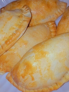 A picture of Meat pie with a twist.
