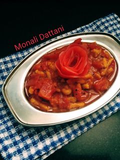 गाठीया टमाटर की सब्जी (gathiya tamatar ki sabzi recipe in Hindi) रेसिपी मुख्य फोटो