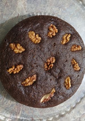 عکسی از دستور کیک رژیمی خرما و جودوسرپرک