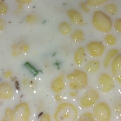 A picture of Besan Boondi Raita.