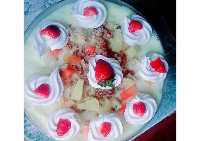 Recipe of Homemade Fruit Trifle