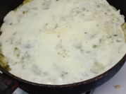 Una foto de soufflé de zapallitos