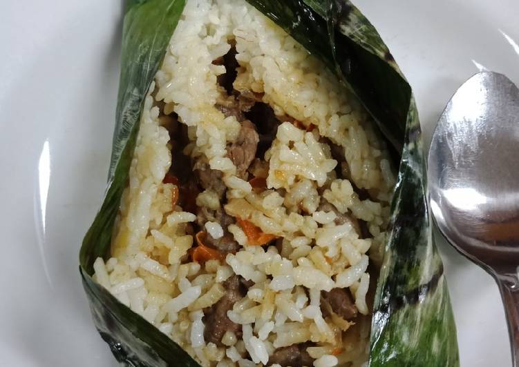Nasi Bakar Ati Bumbu Sereh