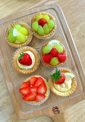 Hình của món Bánh Tart Trái Cây (Mini Fruit Tarts).