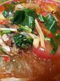 Tom Yum Glass Noodle Soup with Canned Fish