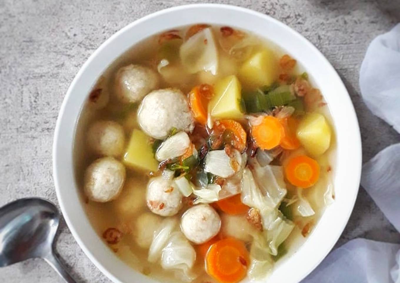 Sop Bakso Tempe