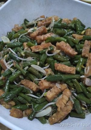 Foto resep Tumis kacang panjang
