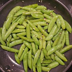 A picture of Zesty sugar snap peas.