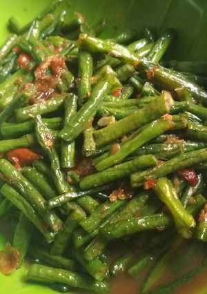 Foto resep Kacang panjang balacan kriuk kriuk