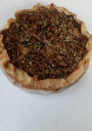 Una foto de Tarta de verdura y carne picada