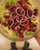 Ensalada con Tempeh y calabaza