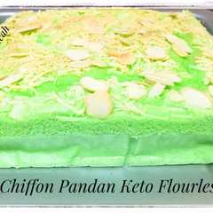รูปของ Chiffon Pandan Keto Flourless