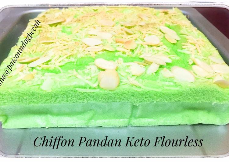 Chiffon Pandan Keto Flourless