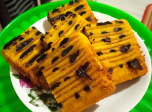 Foto resep Lapisan jentik manis vanila coklat