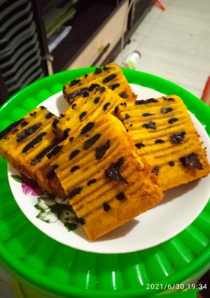 Foto resep Lapisan jentik manis vanila coklat