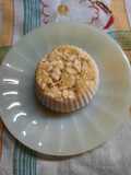 Tortitas heladas de yogurt, frutas, copos