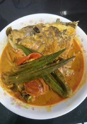 Gambar Kari kepala ikan style mama