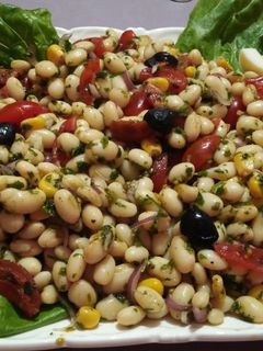 صورة لوصفة سلطة الفاصوليا