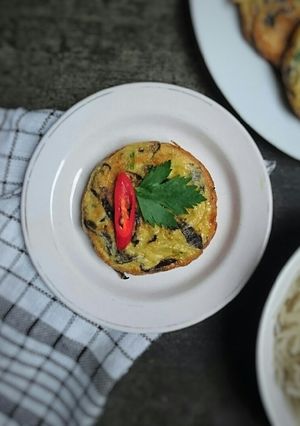 Foto resep Omelet Jamur Kuping