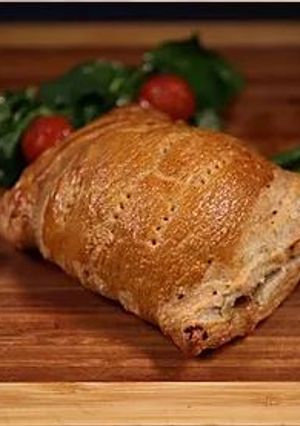 O poză a rețetei Beef Wellington.